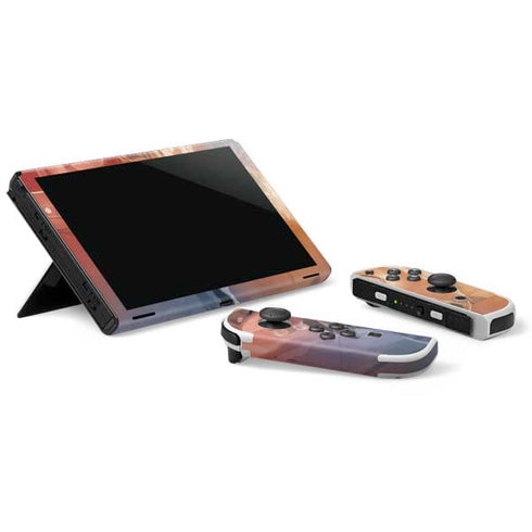 Marvel Black Widow Running Nintendo Switch OLED (2021) Skin